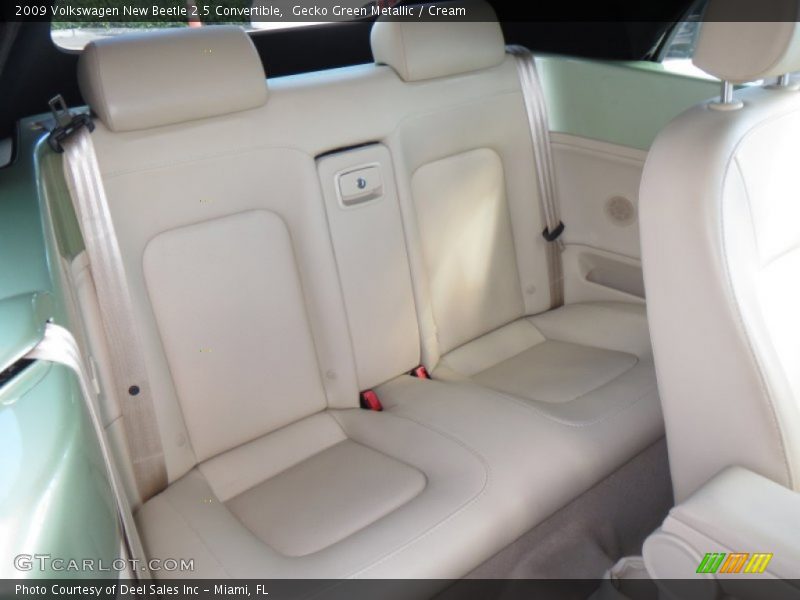 Gecko Green Metallic / Cream 2009 Volkswagen New Beetle 2.5 Convertible