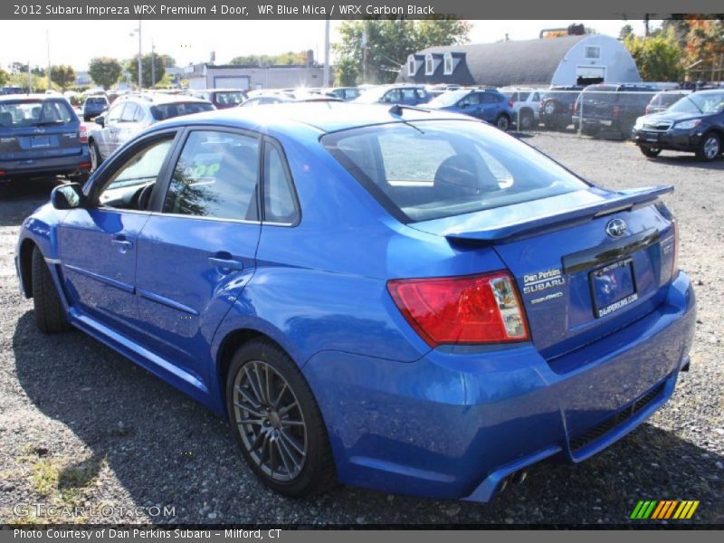 WR Blue Mica / WRX Carbon Black 2012 Subaru Impreza WRX Premium 4 Door