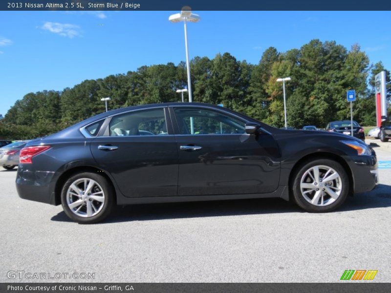 Storm Blue / Beige 2013 Nissan Altima 2.5 SL