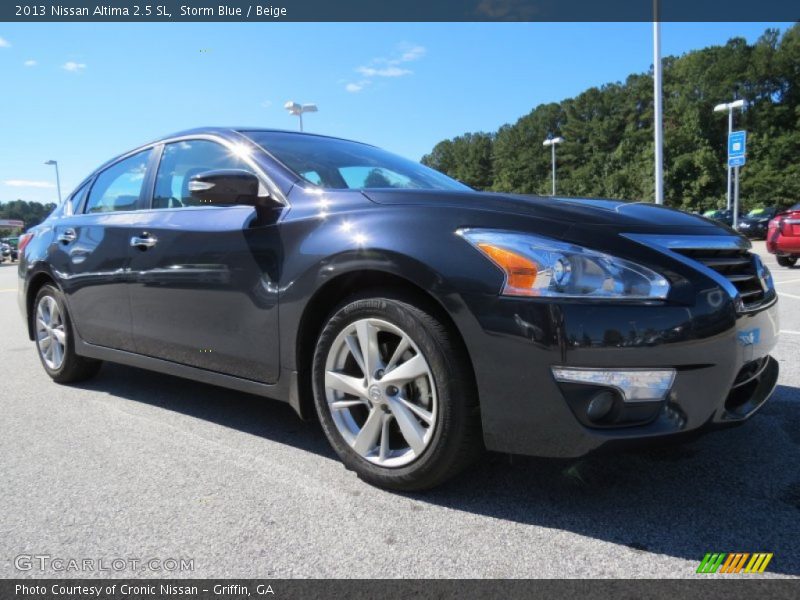 Storm Blue / Beige 2013 Nissan Altima 2.5 SL