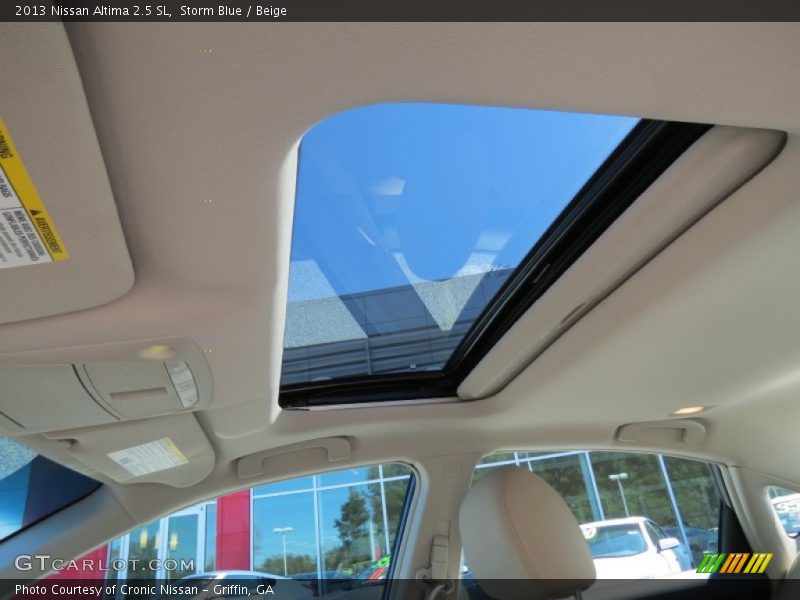 Storm Blue / Beige 2013 Nissan Altima 2.5 SL