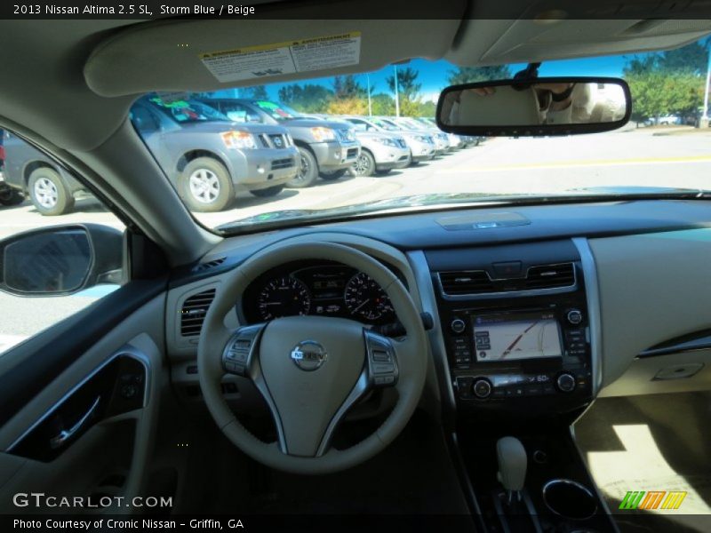 Storm Blue / Beige 2013 Nissan Altima 2.5 SL