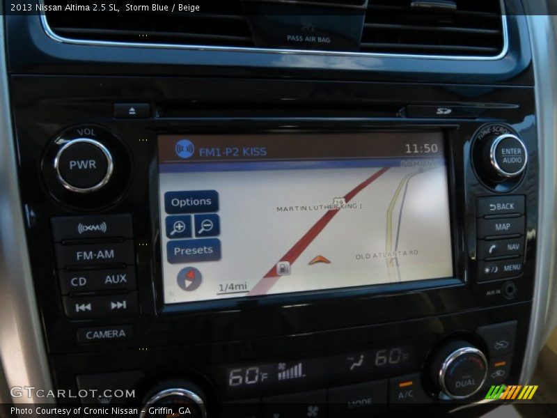 Storm Blue / Beige 2013 Nissan Altima 2.5 SL