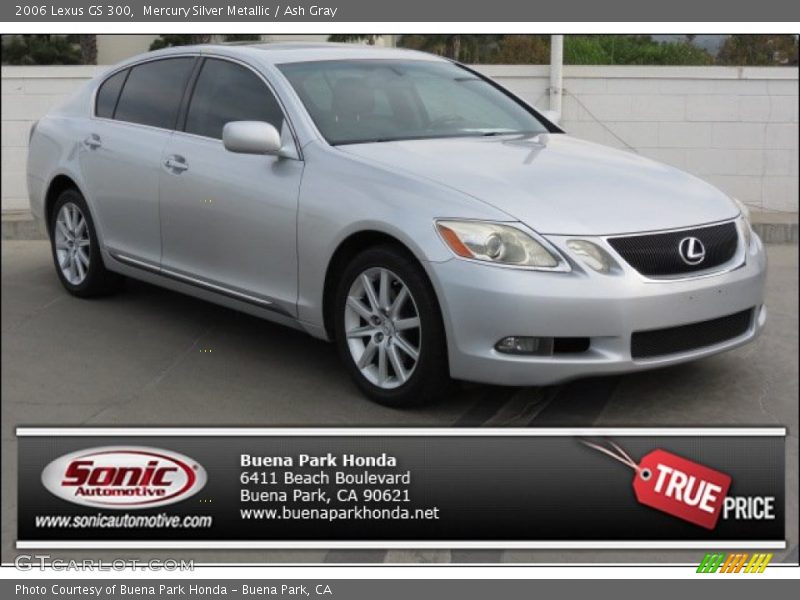 Mercury Silver Metallic / Ash Gray 2006 Lexus GS 300