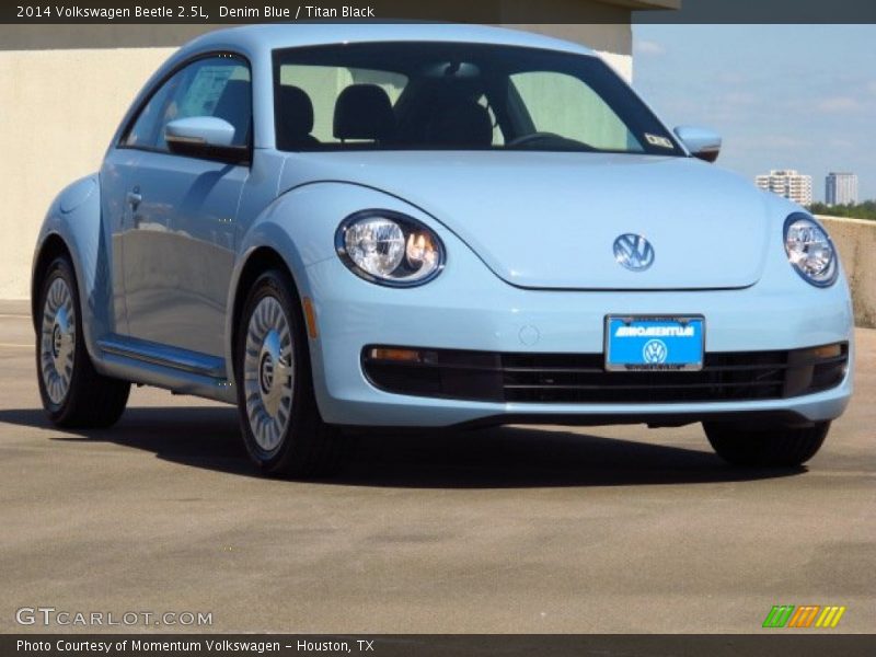 Denim Blue / Titan Black 2014 Volkswagen Beetle 2.5L