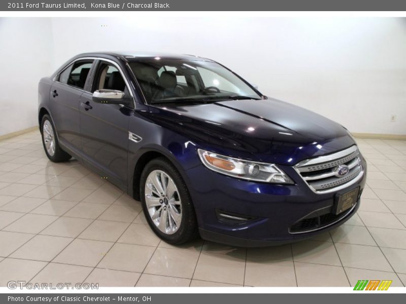 Kona Blue / Charcoal Black 2011 Ford Taurus Limited