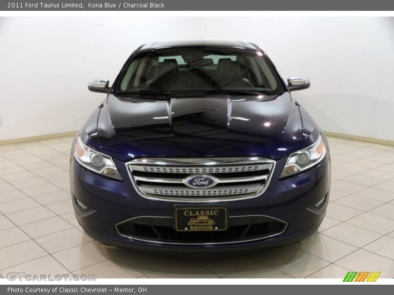 Kona Blue / Charcoal Black 2011 Ford Taurus Limited
