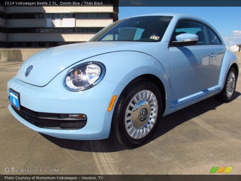 Denim Blue / Titan Black 2014 Volkswagen Beetle 2.5L