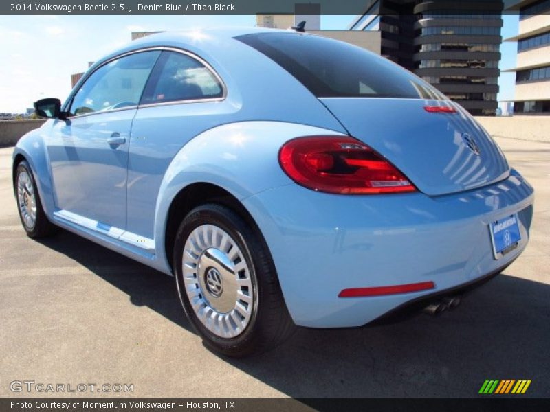 Denim Blue / Titan Black 2014 Volkswagen Beetle 2.5L