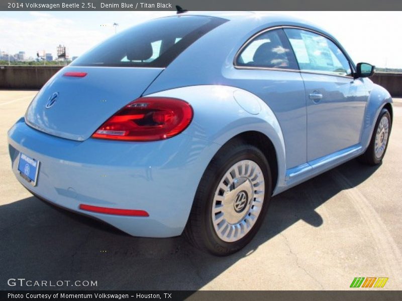 Denim Blue / Titan Black 2014 Volkswagen Beetle 2.5L