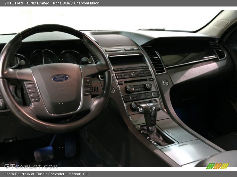 Kona Blue / Charcoal Black 2011 Ford Taurus Limited