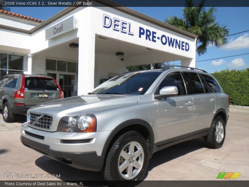 Silver Metallic / Off Black 2008 Volvo XC90 3.2