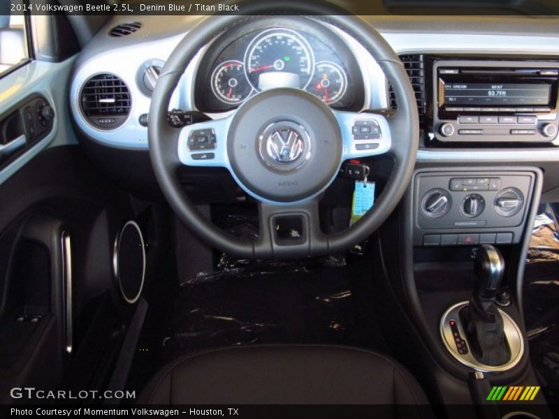 Denim Blue / Titan Black 2014 Volkswagen Beetle 2.5L