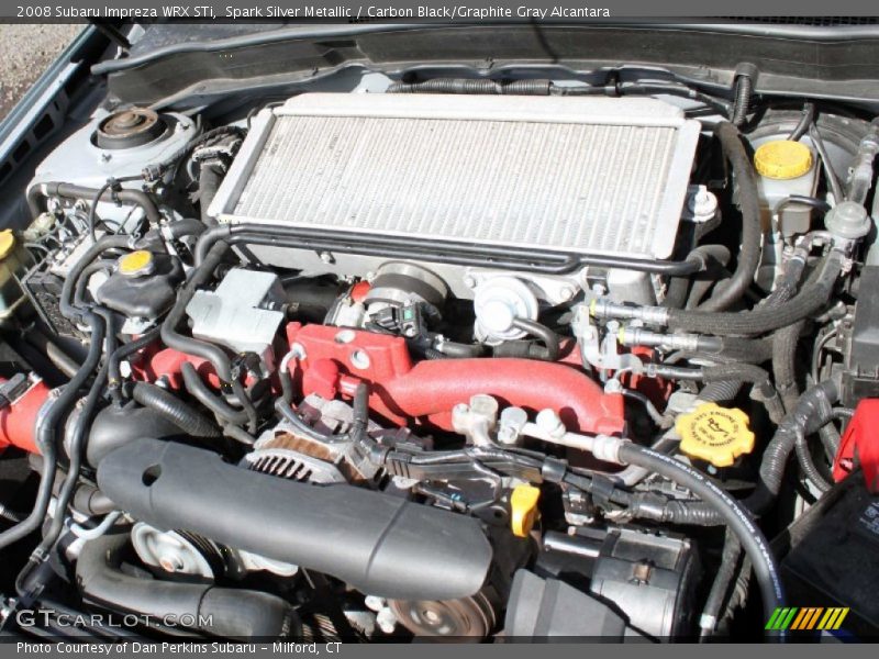 Spark Silver Metallic / Carbon Black/Graphite Gray Alcantara 2008 Subaru Impreza WRX STi