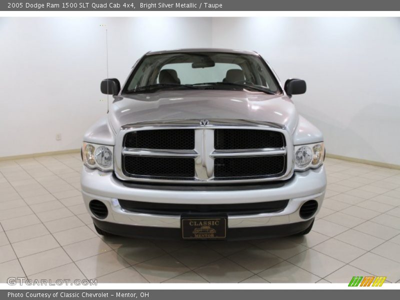 Bright Silver Metallic / Taupe 2005 Dodge Ram 1500 SLT Quad Cab 4x4