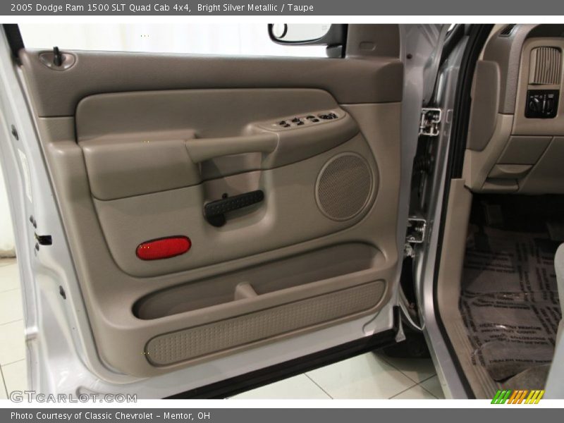 Bright Silver Metallic / Taupe 2005 Dodge Ram 1500 SLT Quad Cab 4x4