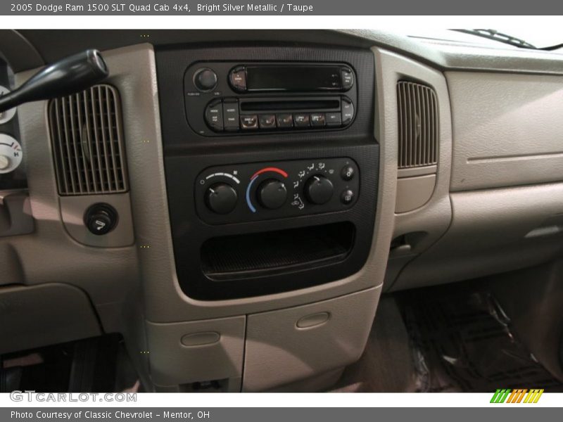 Bright Silver Metallic / Taupe 2005 Dodge Ram 1500 SLT Quad Cab 4x4