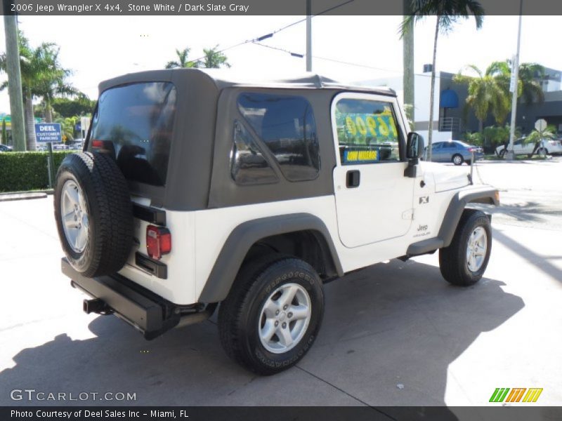 Stone White / Dark Slate Gray 2006 Jeep Wrangler X 4x4