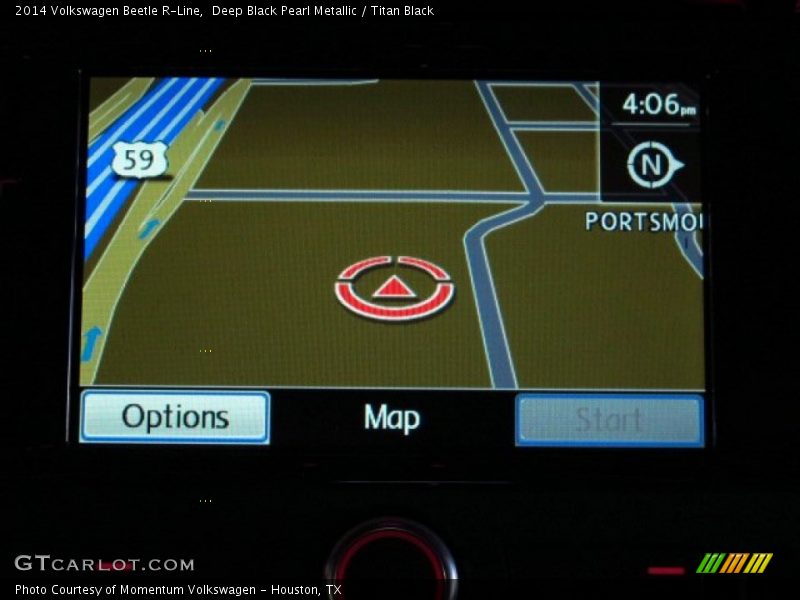 Navigation of 2014 Beetle R-Line