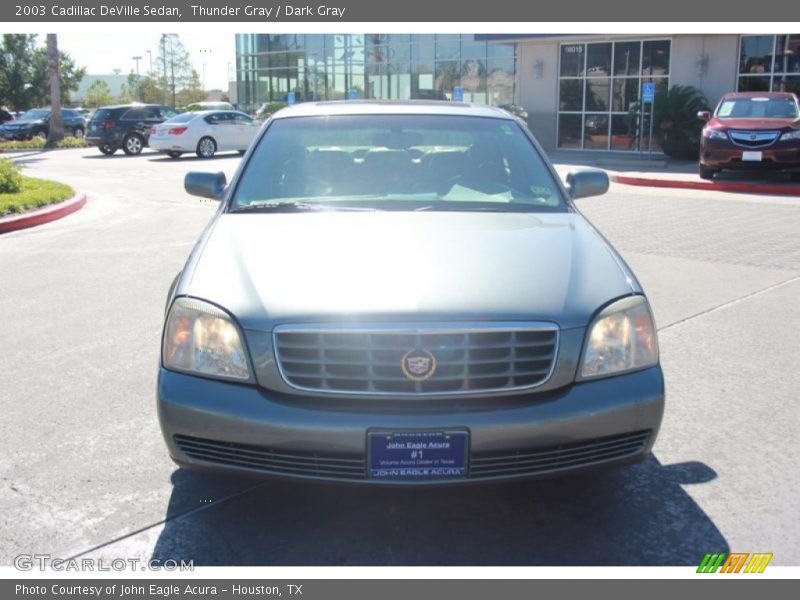 Thunder Gray / Dark Gray 2003 Cadillac DeVille Sedan