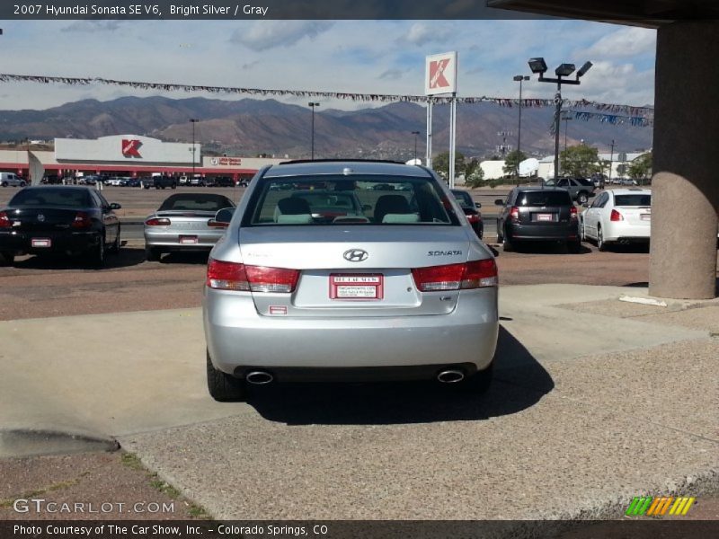 Bright Silver / Gray 2007 Hyundai Sonata SE V6