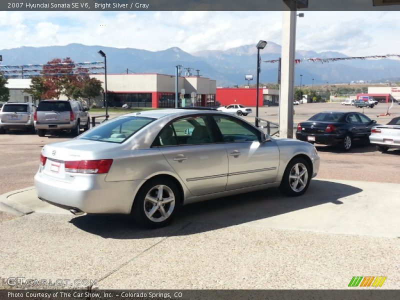 Bright Silver / Gray 2007 Hyundai Sonata SE V6
