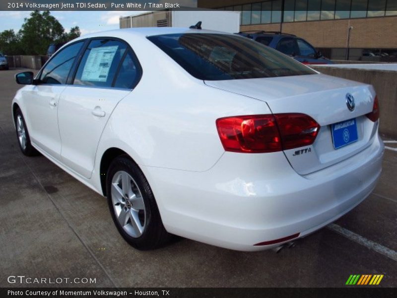 Pure White / Titan Black 2014 Volkswagen Jetta TDI Sedan
