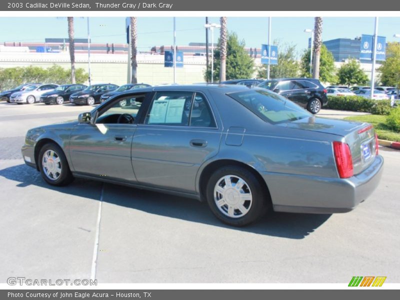 Thunder Gray / Dark Gray 2003 Cadillac DeVille Sedan