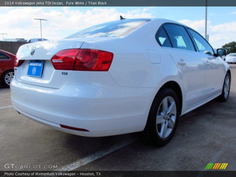 Pure White / Titan Black 2014 Volkswagen Jetta TDI Sedan