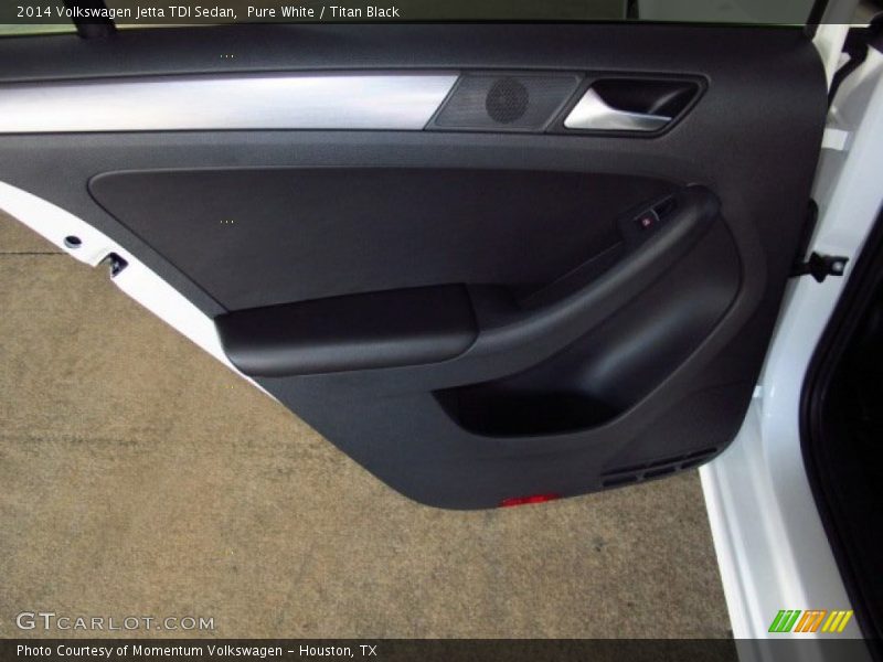 Pure White / Titan Black 2014 Volkswagen Jetta TDI Sedan
