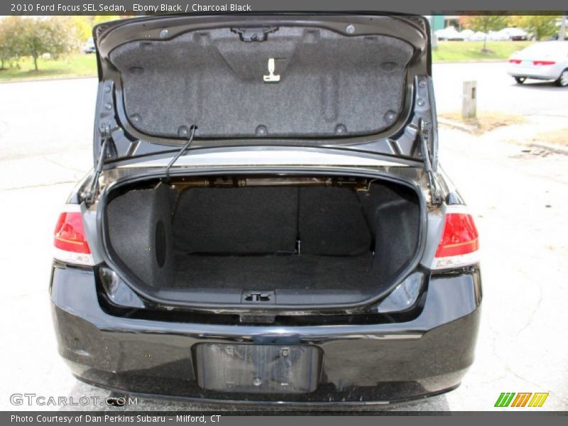 Ebony Black / Charcoal Black 2010 Ford Focus SEL Sedan