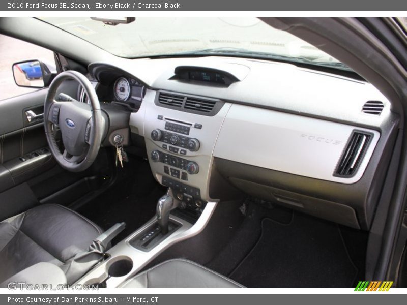 Ebony Black / Charcoal Black 2010 Ford Focus SEL Sedan