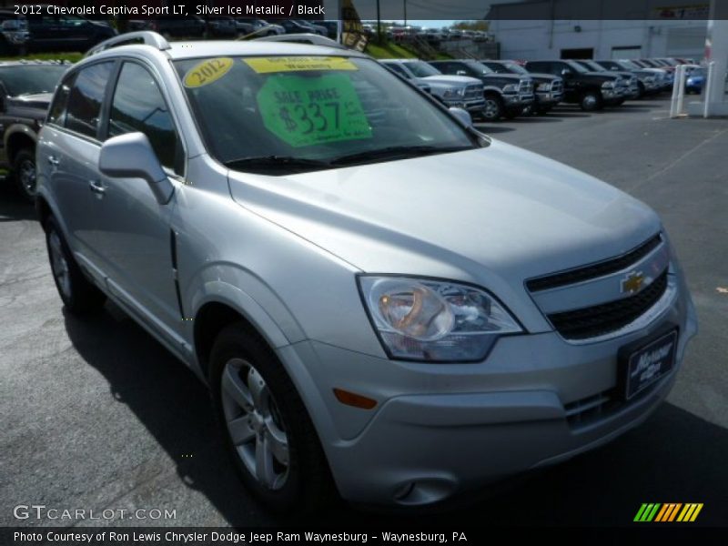 Silver Ice Metallic / Black 2012 Chevrolet Captiva Sport LT