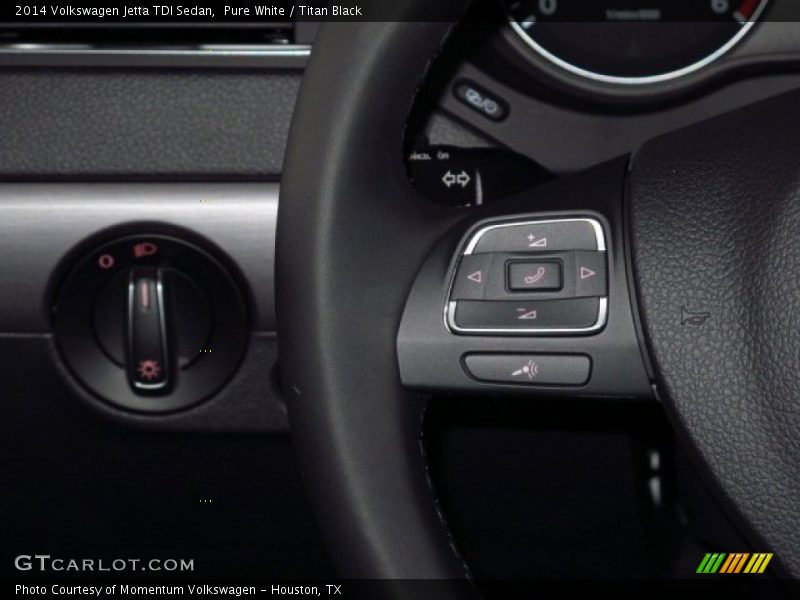 Pure White / Titan Black 2014 Volkswagen Jetta TDI Sedan