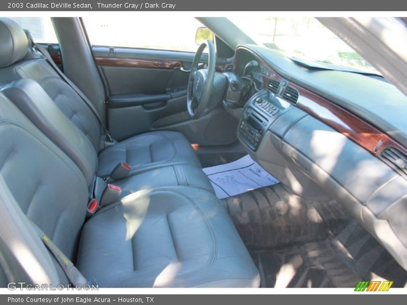 Thunder Gray / Dark Gray 2003 Cadillac DeVille Sedan