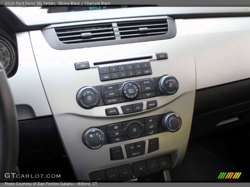 Ebony Black / Charcoal Black 2010 Ford Focus SEL Sedan