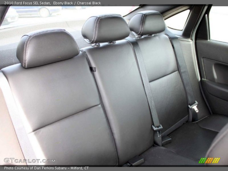 Ebony Black / Charcoal Black 2010 Ford Focus SEL Sedan