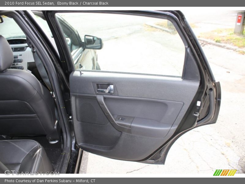 Ebony Black / Charcoal Black 2010 Ford Focus SEL Sedan