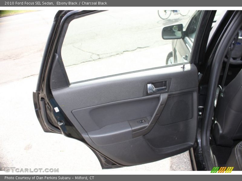 Ebony Black / Charcoal Black 2010 Ford Focus SEL Sedan