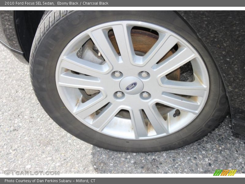 Ebony Black / Charcoal Black 2010 Ford Focus SEL Sedan