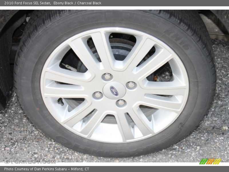 Ebony Black / Charcoal Black 2010 Ford Focus SEL Sedan