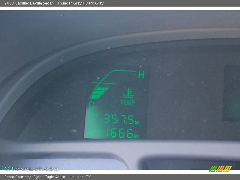 Thunder Gray / Dark Gray 2003 Cadillac DeVille Sedan