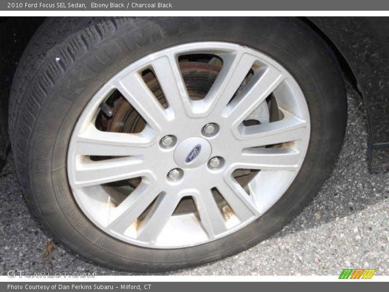 Ebony Black / Charcoal Black 2010 Ford Focus SEL Sedan