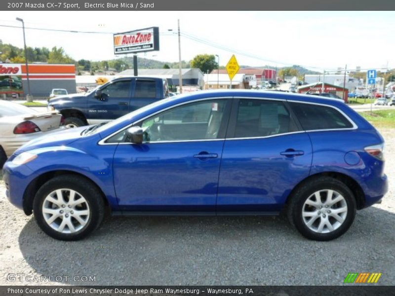 Electric Blue Mica / Sand 2007 Mazda CX-7 Sport