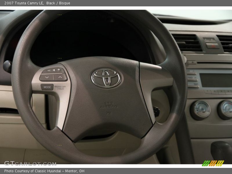 Black / Bisque 2007 Toyota Camry LE