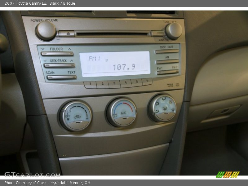 Black / Bisque 2007 Toyota Camry LE