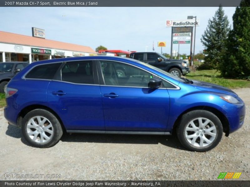 Electric Blue Mica / Sand 2007 Mazda CX-7 Sport