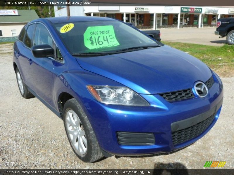 Electric Blue Mica / Sand 2007 Mazda CX-7 Sport