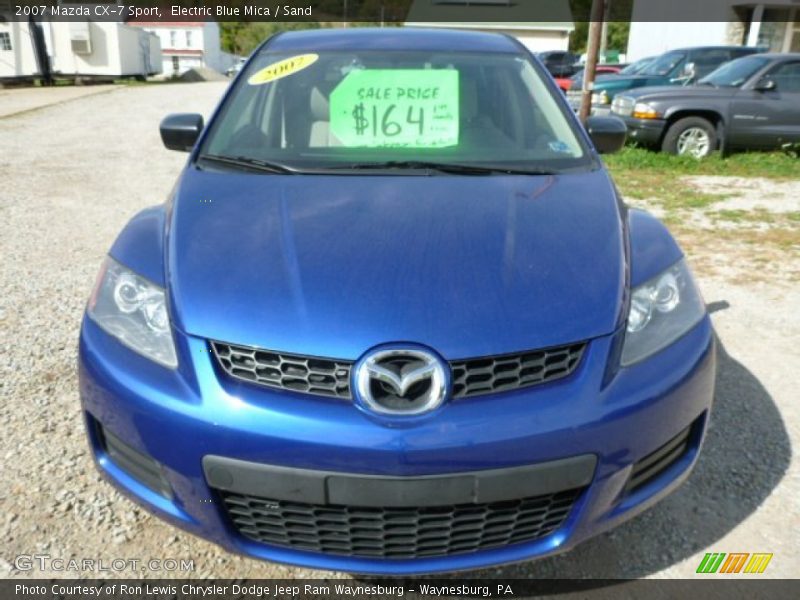 Electric Blue Mica / Sand 2007 Mazda CX-7 Sport