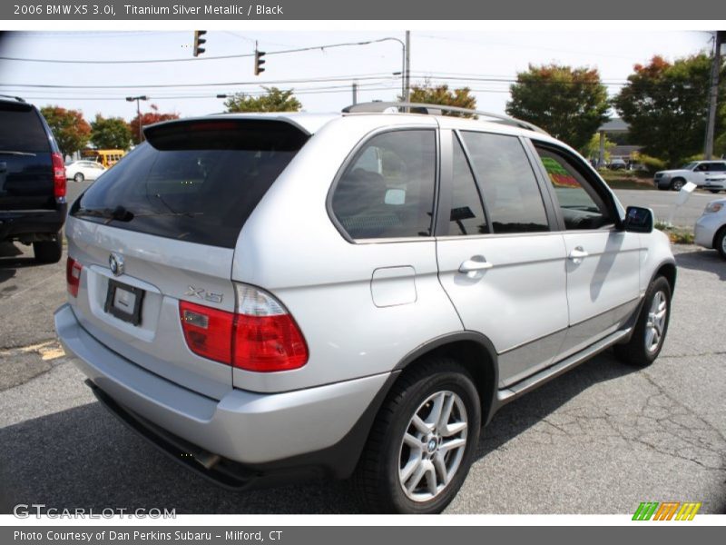 Titanium Silver Metallic / Black 2006 BMW X5 3.0i